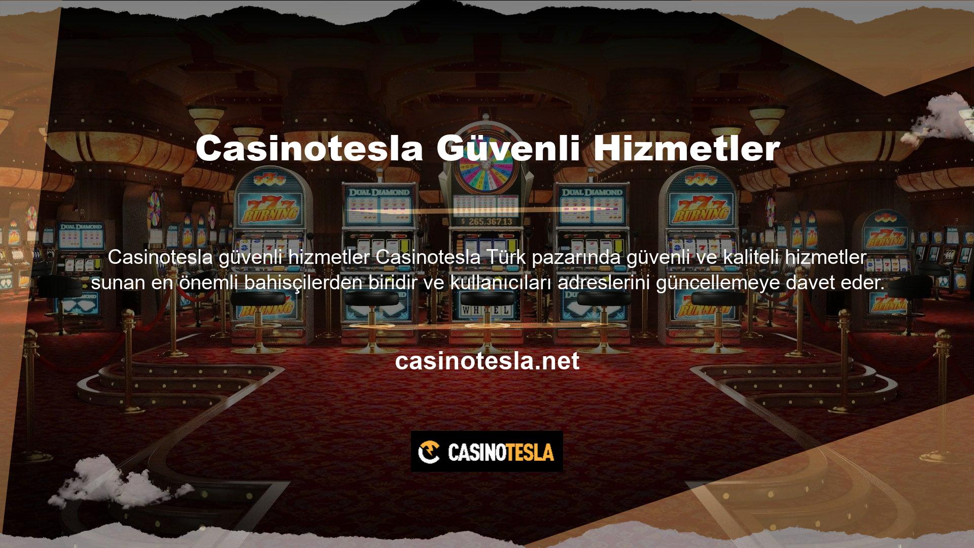 Web sitenizi çevrimiçi hale getirmek ve Casinotesla topluluğuna katılmak için alan adınızı değiştirmeniz gerekir